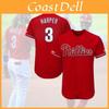 High-quality Philadelphia Phillies Baseball Jersey Breathable Bamboo Fiber Fabric Suitable For All Seasons Unisex