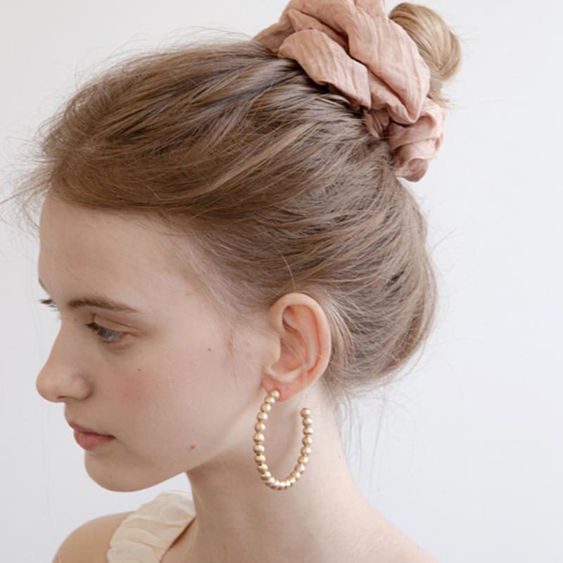 Jean Paul Clarisse Crease Cotton Scrunchie JP-22-107S