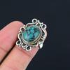 Natural Santa Rosa Turquoise New Stackable Ring Jewelry Size 7.5 Sterling Silver