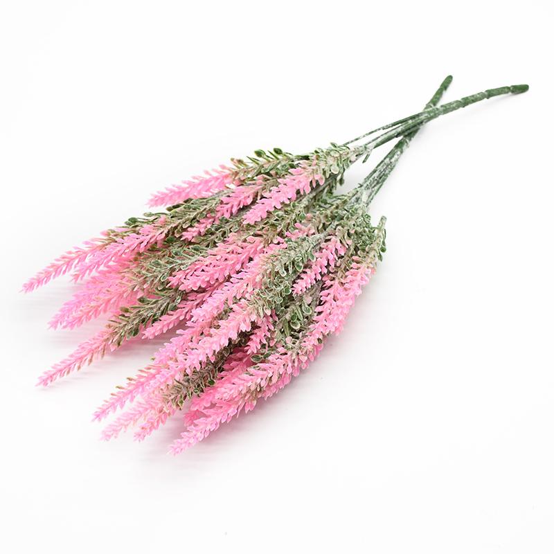 Künstliche Plastikblume Lavendel Mehrfarbig Vasen für Heimdeko Hochzeit Braut Halteblumen Material Haushaltsprodukte