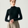 Maglione da donna a collo alto, vestibilità slim, 100% puro cashmere, per Autunno/Inverno