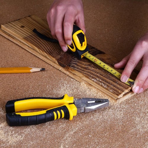 DEKO 100-Piece Home Tool Set, Perfect for Home Improvement, DIY, Furniture Assembly, Home Maintenance, and Repairs, Includes a Convenient Storage Case