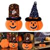 Creative Pumpkin Doll Stuffed Plush Autumn Collectible Funny Ornaments for Party Festival Decoration