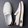 Men Handmade Genuine Leather Casual Shoes 2025 New Luxury Brand Loafers Man Flats Comfortable Slip on Driving Shoes Moccasins