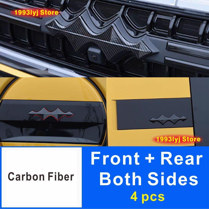 For Formula Leopard 5 Styling Plastic Rear Emblem Front Grille Badge High-end Decals Auto Exterior Decoration
