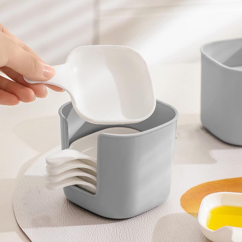 Dipping Sauce Dish Kitchen Dipping Sauce Holder With Handle 6pc Sauce Dish Bowls Portable Seasoning Sauce Tray For Picnic Family