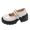 Platform Thick Heel French Mary Jane Shoes Women's Summer 2025 New Retro College Style Jk Small Small Leather Shoes
