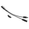 10AWG Solar Panel to SAE Adapter Cable SAE Solar Extension Cable for Automobiles Motorcycles 0.35m