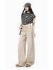 High Street American Spicy Cat Wide-Leg Jeans: Women's 2026 Spring Retro Loose Floor-Length Trend