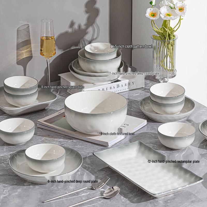 Underglaze Ceramic Dinnerware Set