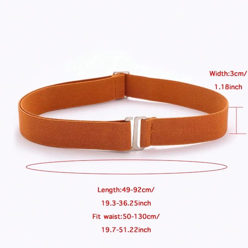 1pc Women's Elastic Comfortable & Adjustable One-Size Anti-Slip Pants Belt, Fits Most