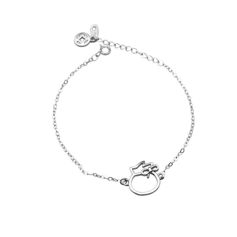 

Ins Niche Simple Style Jewelry S925 Sterling Silver Purse Bracelet Temperament Personality Women s Purse Fashion Jewelry