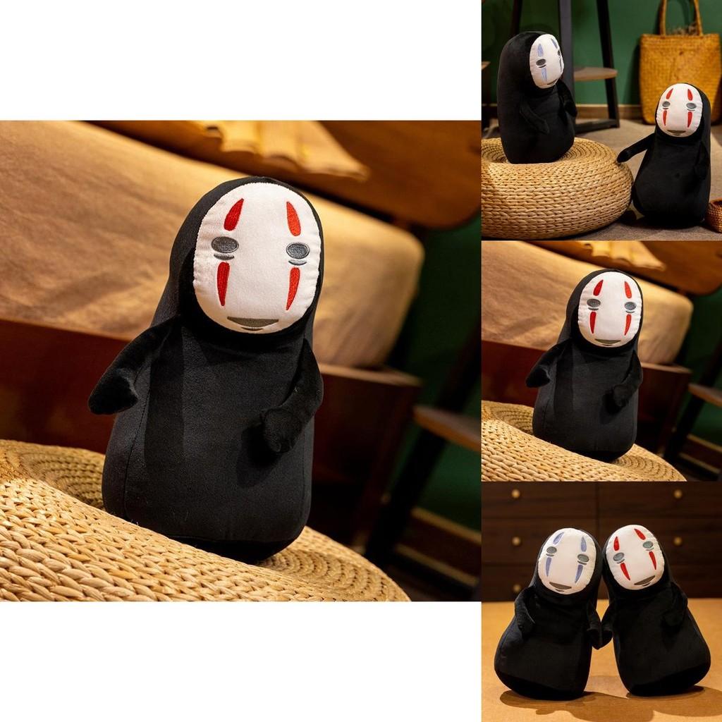 Plyšová hračka No Face Man ze Spirited Away s krátkým vlasem Pro sběratele a jako dárek