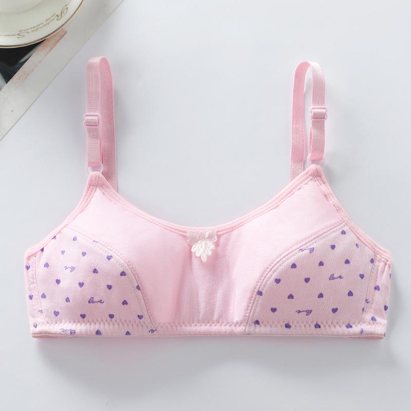 Baumwoll-Camisole für Mädchen: Blickdichte Pubertätsunterwäsche, Perfekt für Schüler der Grund- und Mittelschule, Grenzüberschreitender E-Commerce.