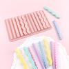 12 Hole Waveform Stick Silicone Mold Handmade Chocolate Cheese Stick Candle Soap Resin Mold Cake Baking Decoration