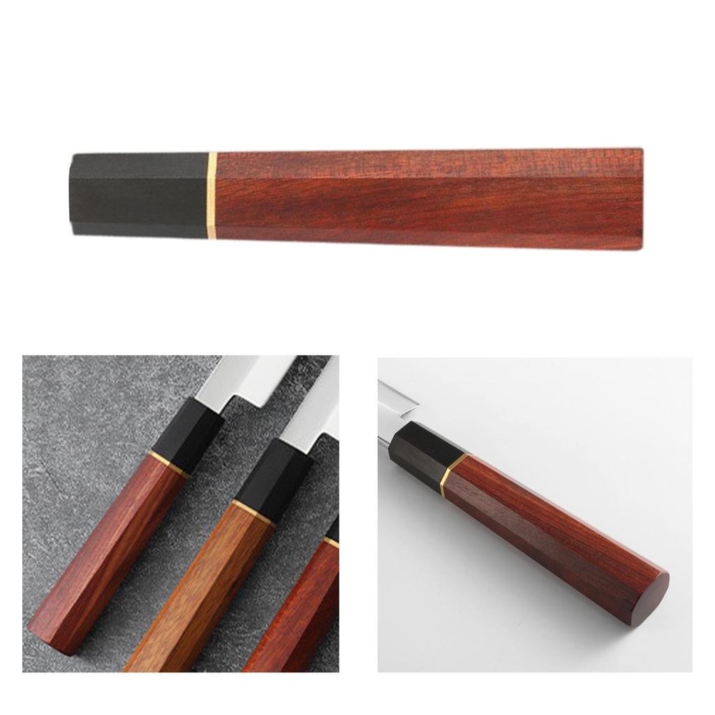 DIY Japanese Knife Handle Repair Accessories, Octagonal for Outdoor Hotel