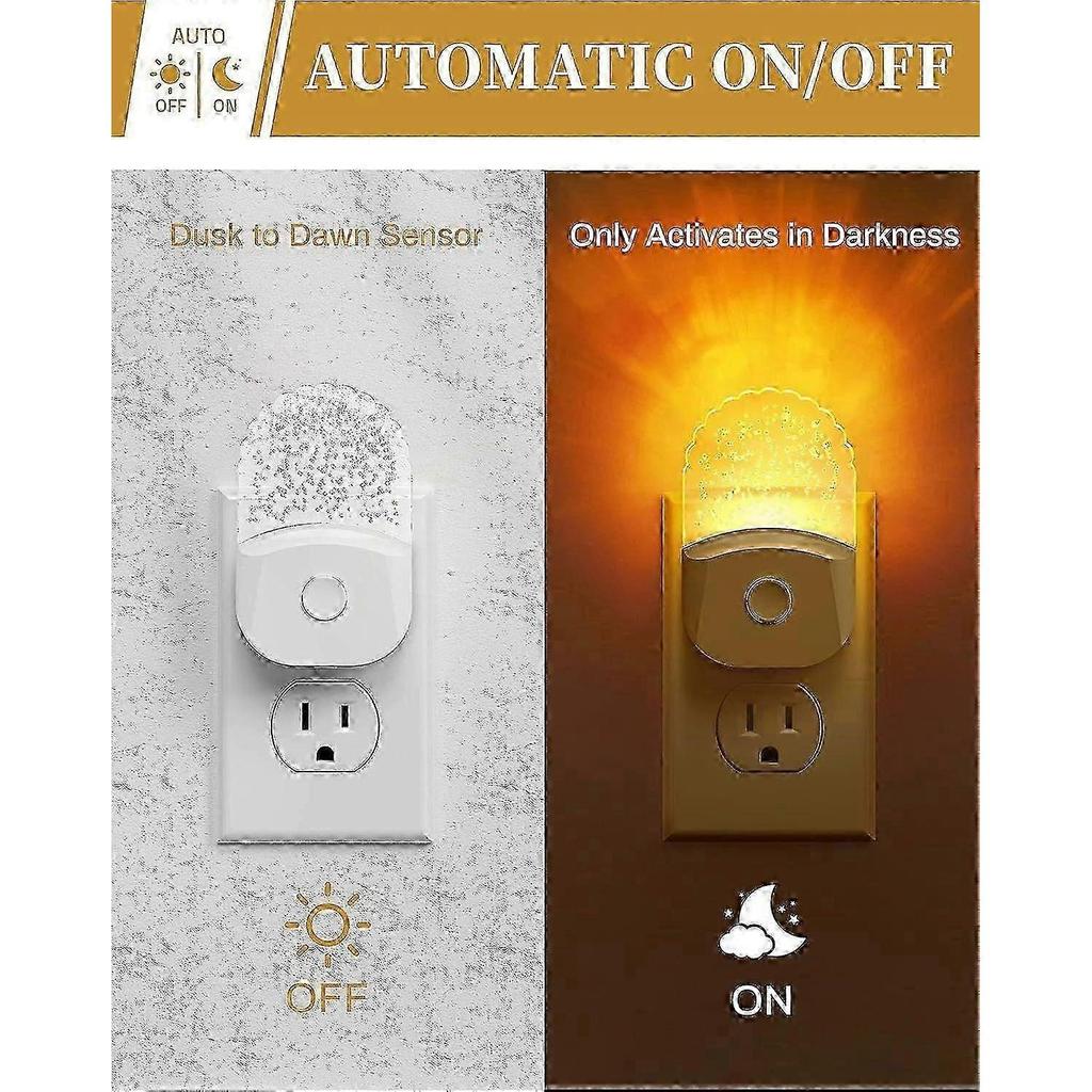 Night Lights Plug Into Wall, Color Changing Night Light for Kids