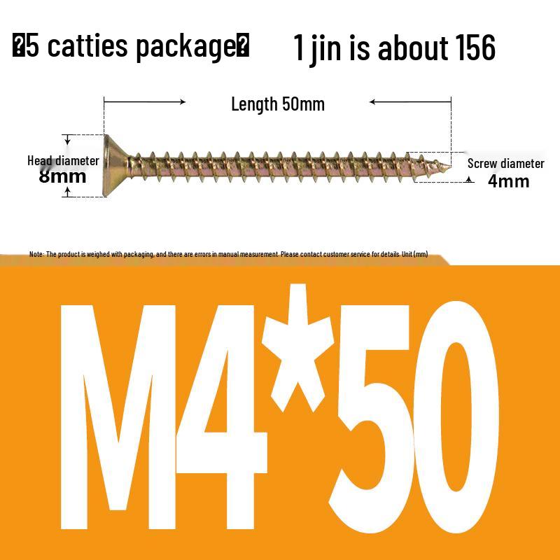 Eco-friendly Self-tapping Phillips Flat Head Screws for Fiberboard and Wall Panels