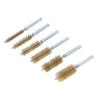 6PCS Bore Brush 4in Rust Proof Twisted Wire Cleaning Brush with 1/4in Hex Shank for Electric Drill Impact Driver