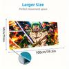 Roronoa Zoro Color Mouse Pad Large Gaming Table Cushion Non-slip Laptop Tablet Big Mousepad XXL Mat Mini PC Playmat With Lock Edge