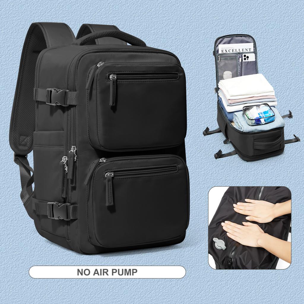 Backpack Ryanair 40x20x25, Vacuum Compression Backpack, Hiking Vacuum Travel Backpack for Men Women, Multi-Functional Laptop Bag