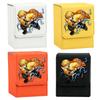 Anime Demon Slayer Card Case Kamado Tanjiro Nezuko Tsuyuri Agatsuma Zenitsu Self Made Leather Game Collection Card Storage Box