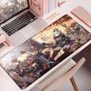 Kawaii Anime Mädchen Schreibtischteppich PC Gummi Zubehör Burnice Weiß Verriegelungskante Mauspads Heißes Spiel Zenless Zone Zero Tastaturmatte
