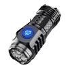 Waterproof LED Flashlight Adjustable Brightness Torch Mini Handheld Flashlight  Hiking