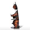 TOOARTS Cat Shaped Wine Holder Wine Shelf Metal Sculpture
