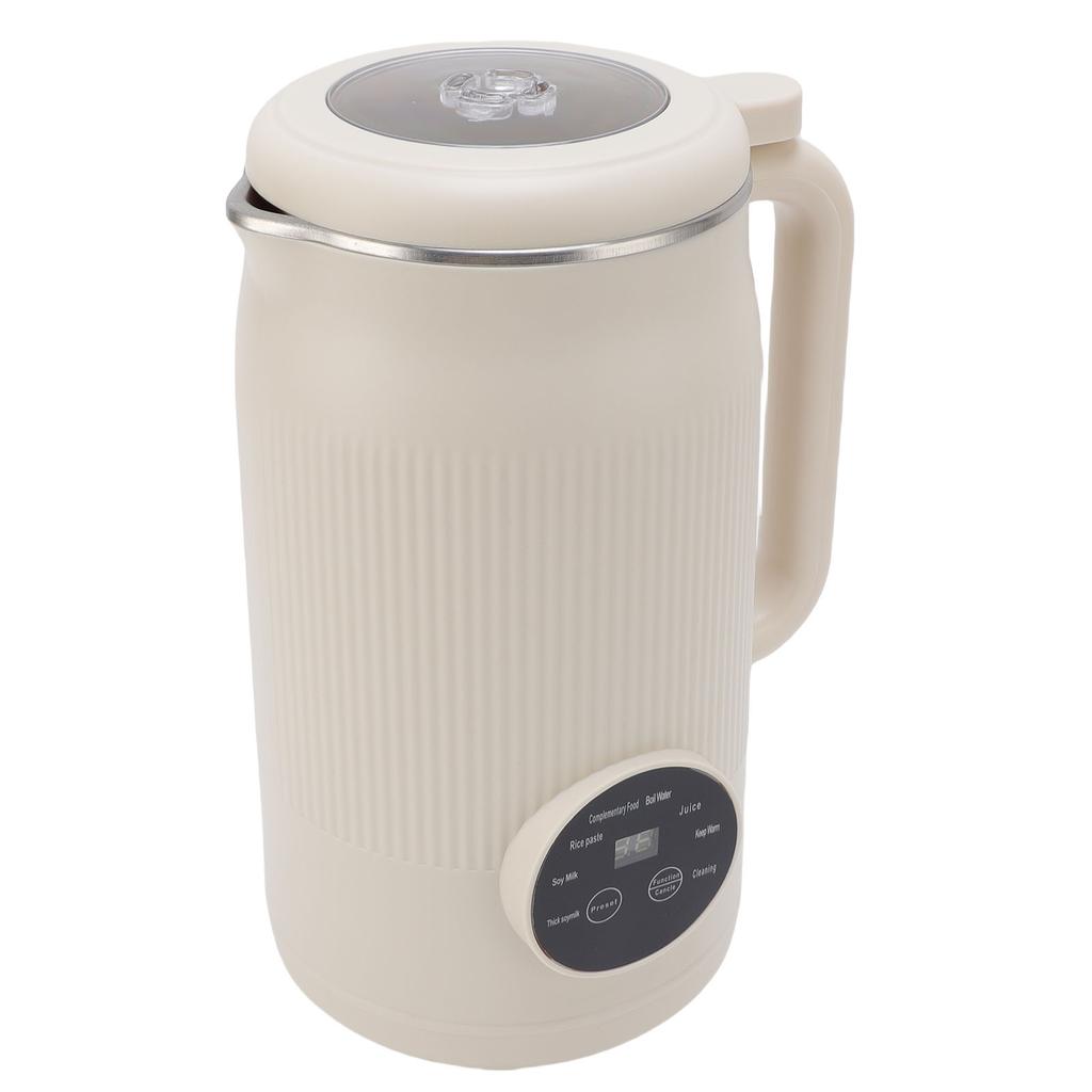 1200ml Soy Milk Maker Juice Blender with Anti Stick Bottom Timer Self Cleaning Keep Warm Boil Water