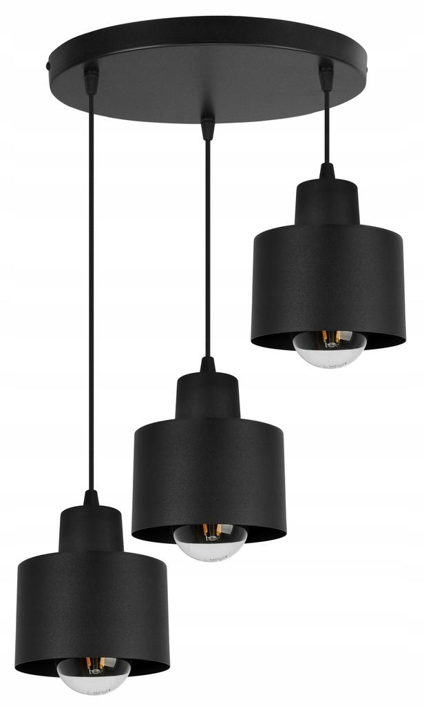 MODERN CEILING HANGING LAMP BLACK LED LAMP