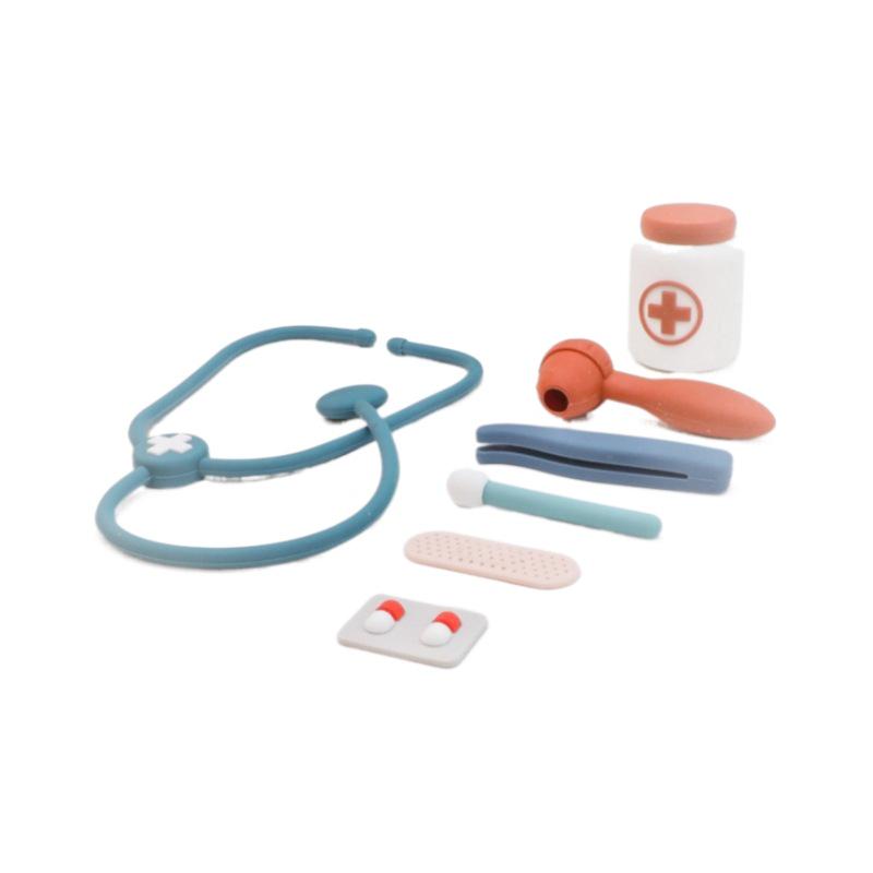 Platinum Silicone Little Doctor Role Play Set - Educational Toy with Stethoscope for Children