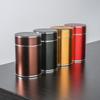 Simple Alloy Tea Caddy Metal Portable Travel Storage Jar Sealed Storage Bottle Coffee Food Container Grain Jar Kitchen Utensils