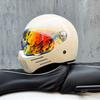 DOT ECE Certified Full Face Motorcycle Helmet Men Women Cruiser Bike ABS Shell With Bluetooth Slot Dual Lens