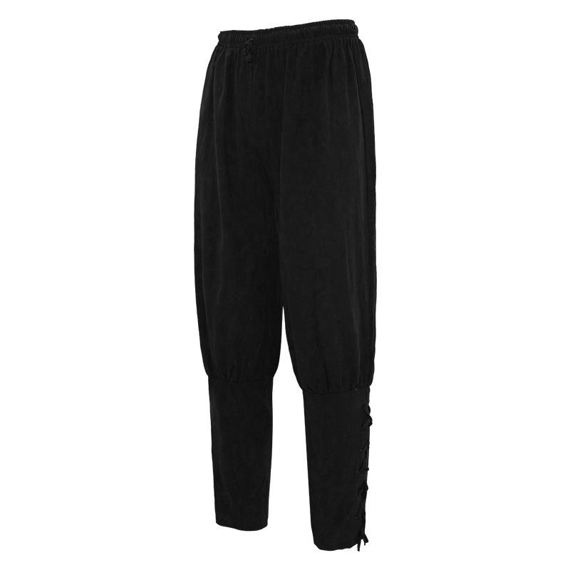 Medieval Men's Retro Pirate Costume Pants for Cosplay and Performance