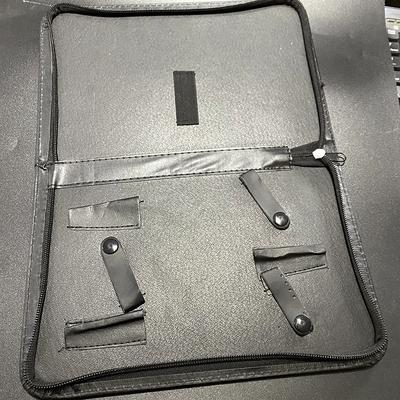 Large Leather Hair Scissors Case Holder Organizer Professional Barber Salon Pet Grooming Scissors Pouch
