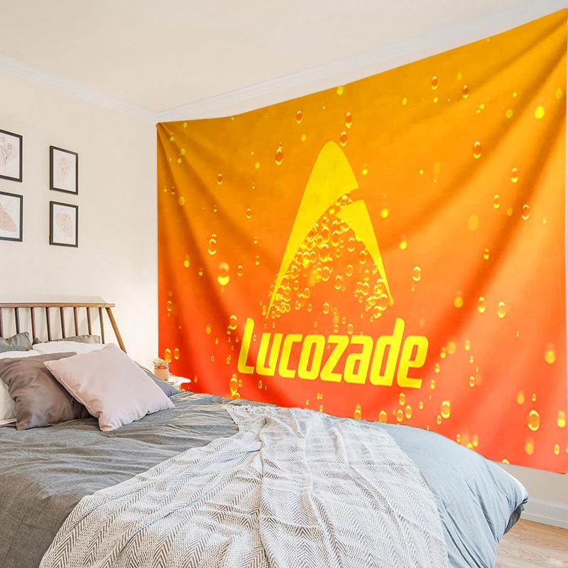 Lucozade Printed Tapestry, Unique Design Tapestry, Wall Decor for Bedroom,Livingroom, Playroom,Heartwarming Fan Holiday Gifts