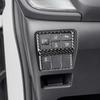 Real Carbon Fiber Headlight Switch Control Button Sticker for Honda CRV 17-21