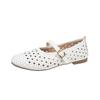 Retro Hollow Ballet Mary Jane Shoes Women's 2025 Spring New Breathable Soft-soled Sandals Flat-soled Comfortable Single Shoes