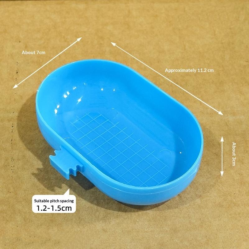 

Hanging Bird Parrot Bath Basin Multifunctional Feeding Bowl Bird Cage Accessories Bird Parrot Parakeets Feeder Bird Supplies A3