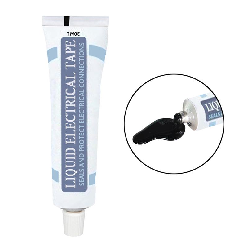 

Изолирующий клей Жидкая изоляция Изолента Тюбик Паста Водонепроницаемый Защита от УФ чёрный