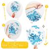 Iysoll Birthday Balloon Decoration Set Blue Party Decorations Garland 'HAPPY BIRTHDAY' Letter Balloon Confetti Balloons Celebration for Adults and