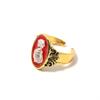 Anello delle Anime Anelli Regolabili Pietra Preziosa Cloranzia Metallo Anello di Crisantemo per Donne Uomini Gioielli Cosplay Accessori Regalo