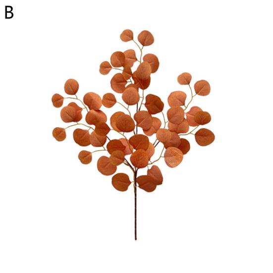 Eye-catching Artificial Plant Realistic Green Fresh Looking Universal Fake Eucalyptus for Desktop