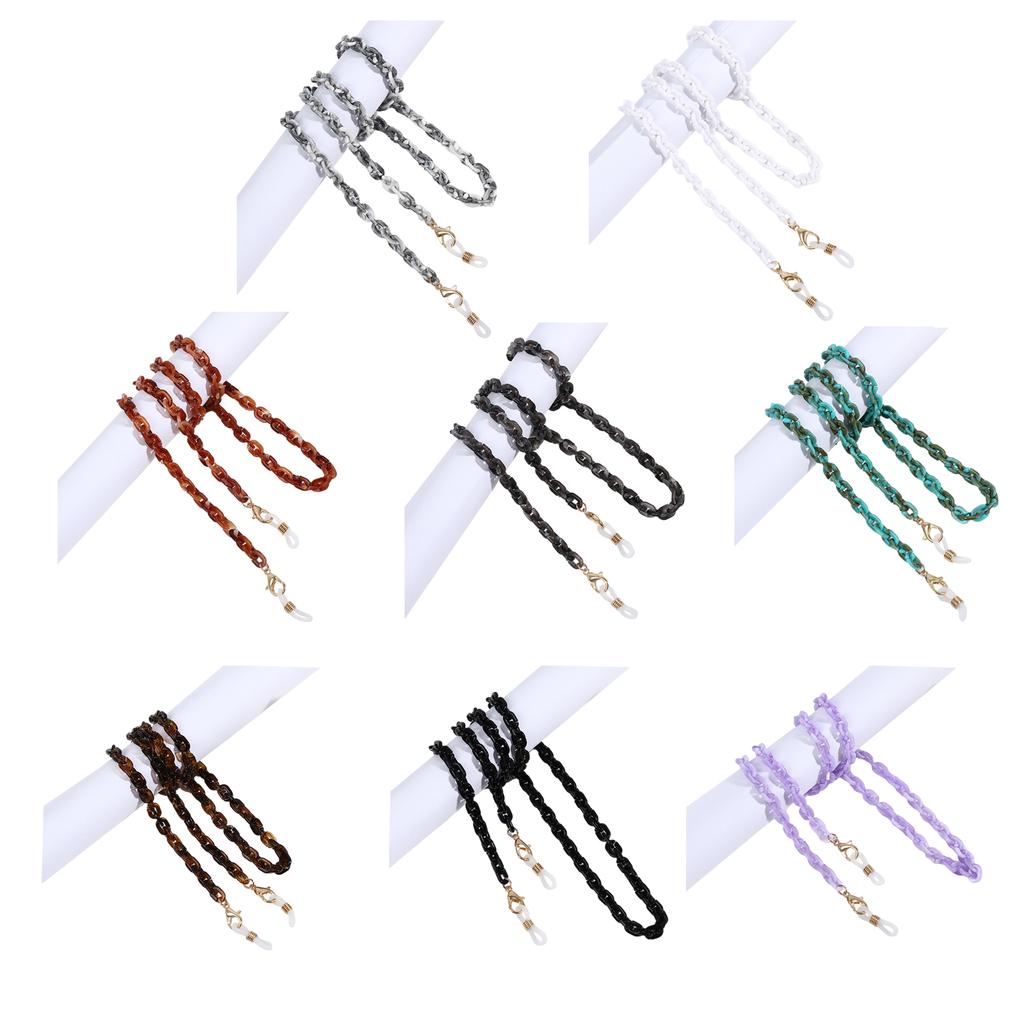 Face Mask Chains Lanyard Acrylic Women's Men's Chain On the Neck Glasses Cord Holder Sunglasses Rope Hanging Masks Necklaces