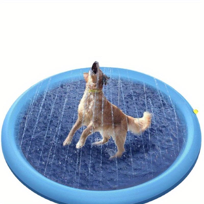 

Outdoor Pet Bathing Basin with Spray Function - Non-Slip Dog Water Play Mat, Thick PVC Material, Perfect for Summer Fun and Pet Bathing 39.37in/100cm