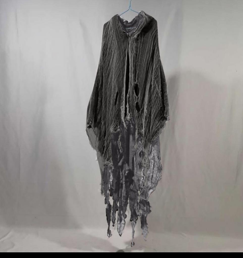 Halloween Men's And Women's Party Hooded Solid Coat Cloak