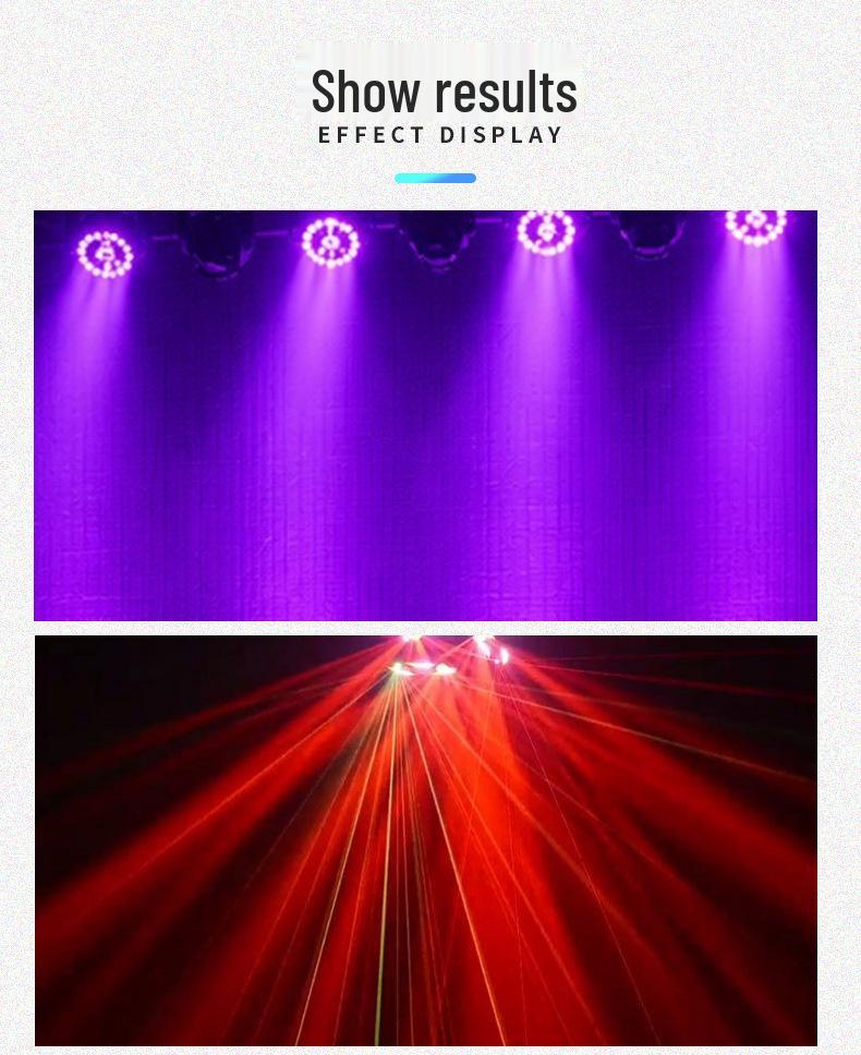 54-LED 3W RGB Par Light - Wedding & Stage Strobe 3-in-1 