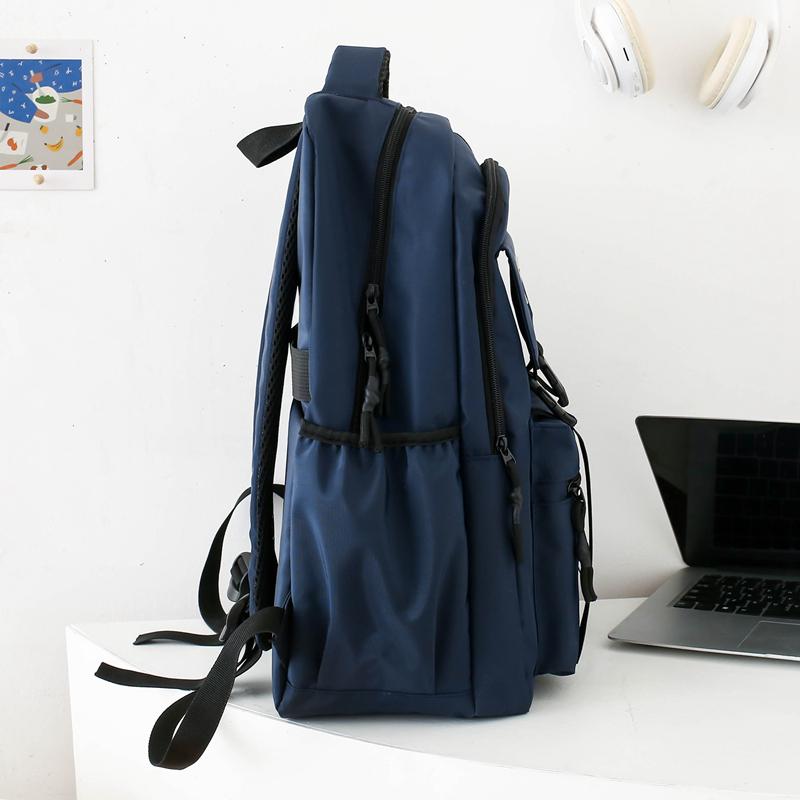 Bărbați Rucsac de călătorie de capacitate mare Femei ghiozdan pentru elevi de gimnaziu Rucsac de culoare solidă