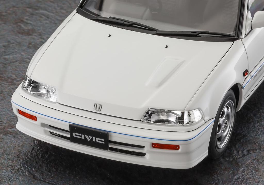 Hasegawa Scale Honda Civic Si Plastic Model Kit 20770 1/24 (EF3) (1987) (Car)